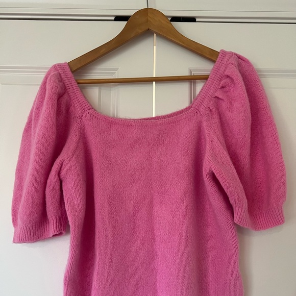 Short sleeved puffy sleeved sweater- English Factory - Picture 4 of 6